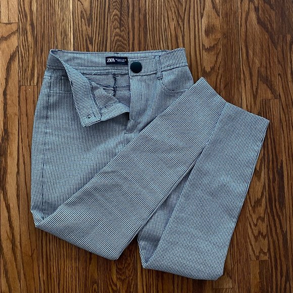 Zara Plaid Legging Pants - Picture 4 of 5